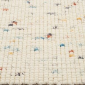 Wollen vloerkleed Royaldot 99 mix